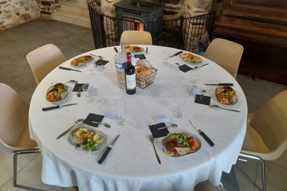 repas pour réunion entreprise au domaine le 5b, proche rennes